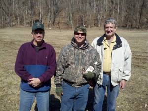 March 2014 shoot winners left to right 3rd, 1st, 2nd place